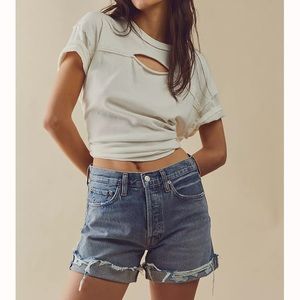 AGOLDE Cuffed Parker Shorts Size 30